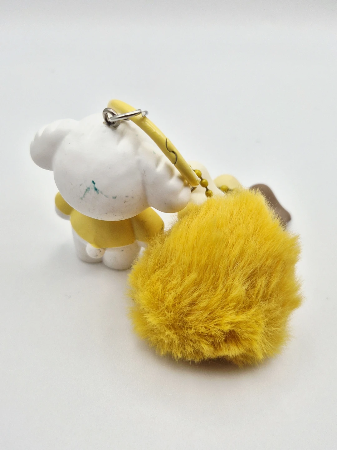 🏆Dog Keychain with Yellow Pom Pom - photo 2