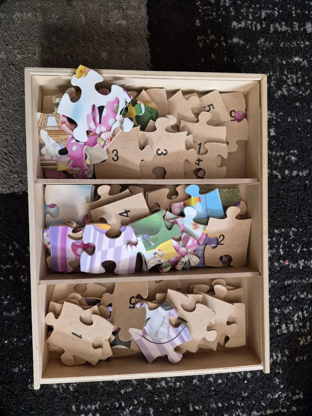 Wooden Jigsaw Puzzle Box with Multiple Puzzles - photo 2