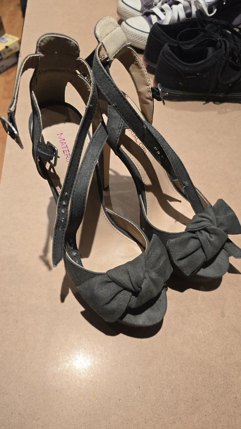 Material Girl Heels with Bow Detail - photo 3