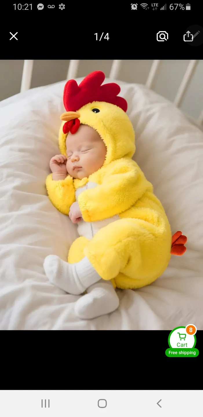 Hand knit plush new born sleeper