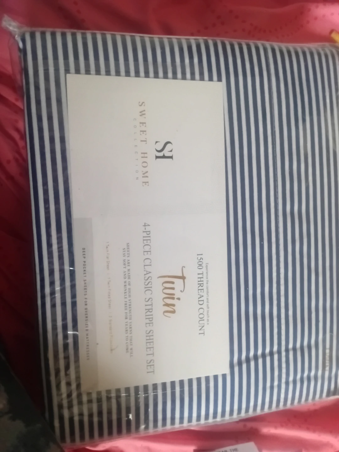 Sweet Home Twin Bed Sheet Set