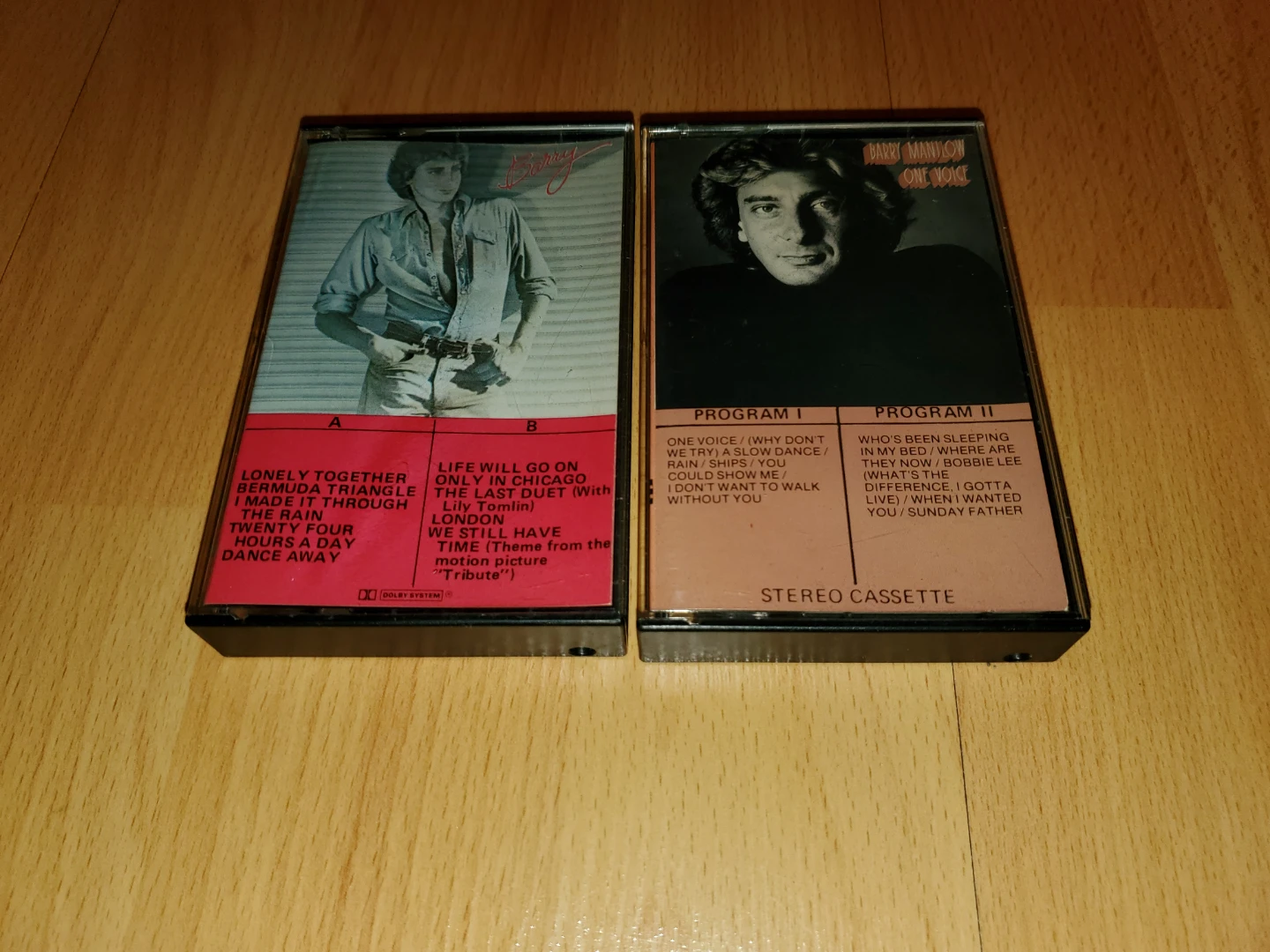 (Both for $10) 2 Barry Manilow Audio Cassettes