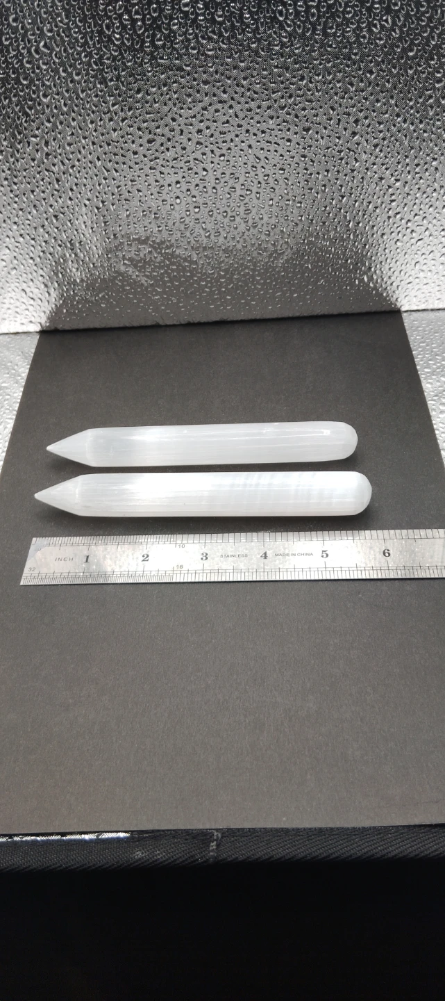 Selenite Crystal Wands (2 Pack)
