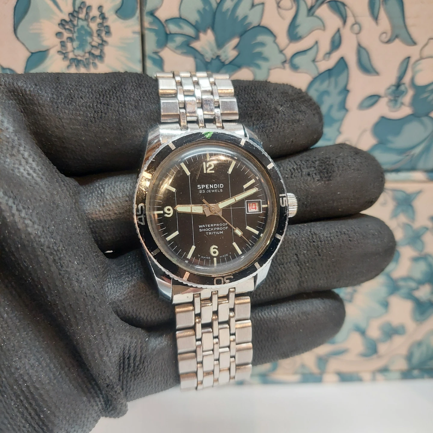 Vintage Spendid skin dive watch