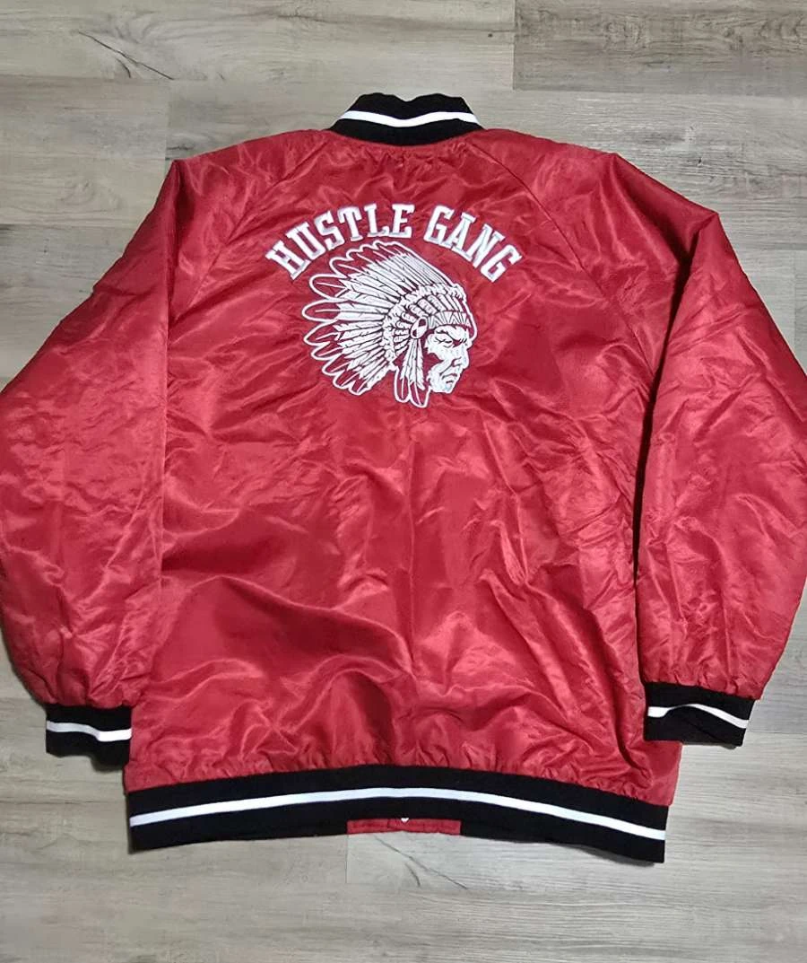 Red Hostle Gang Bomber Jacket