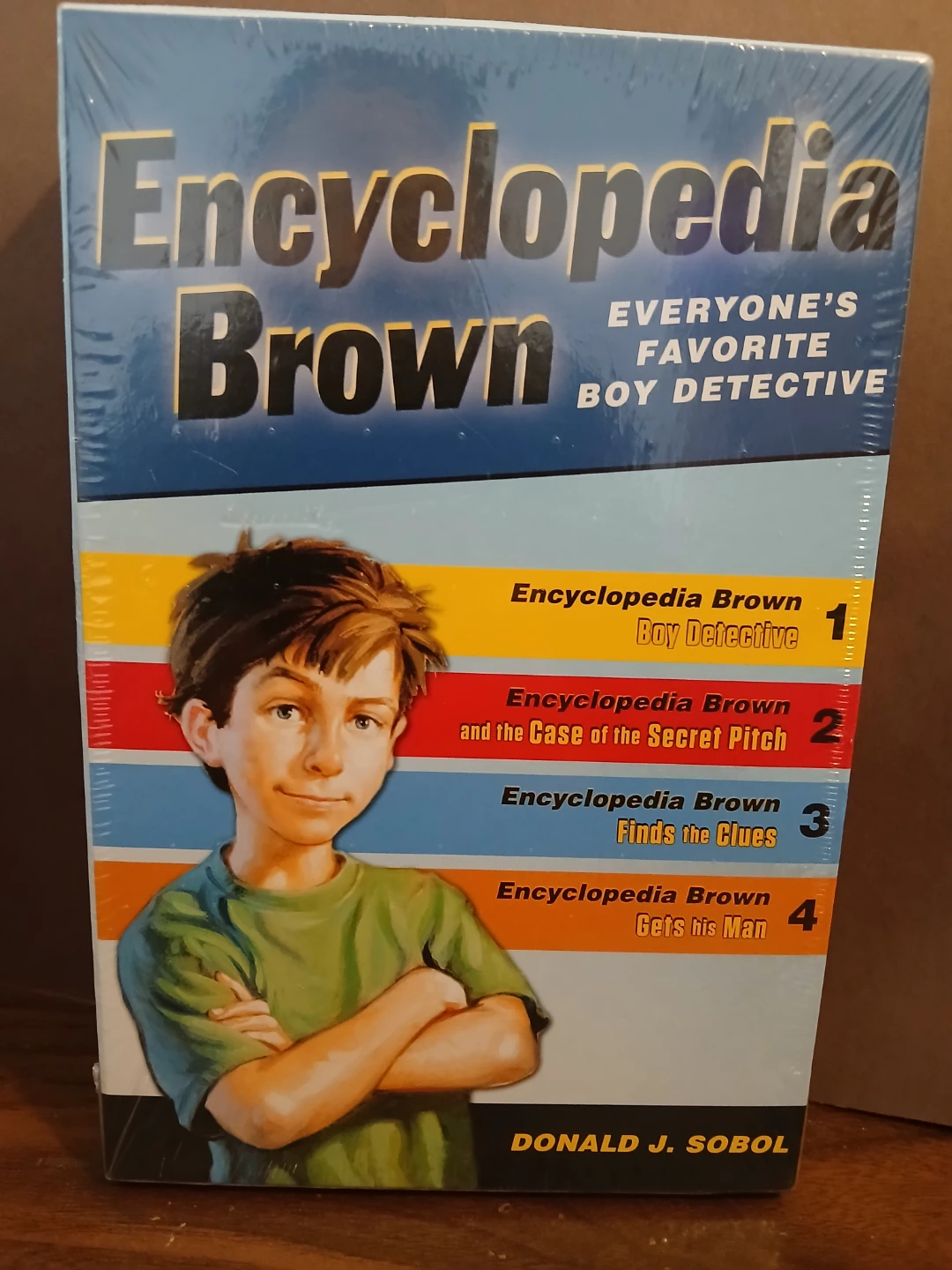 Encyclopedia Brown 4 Book Box Set by Donald J. Sobol