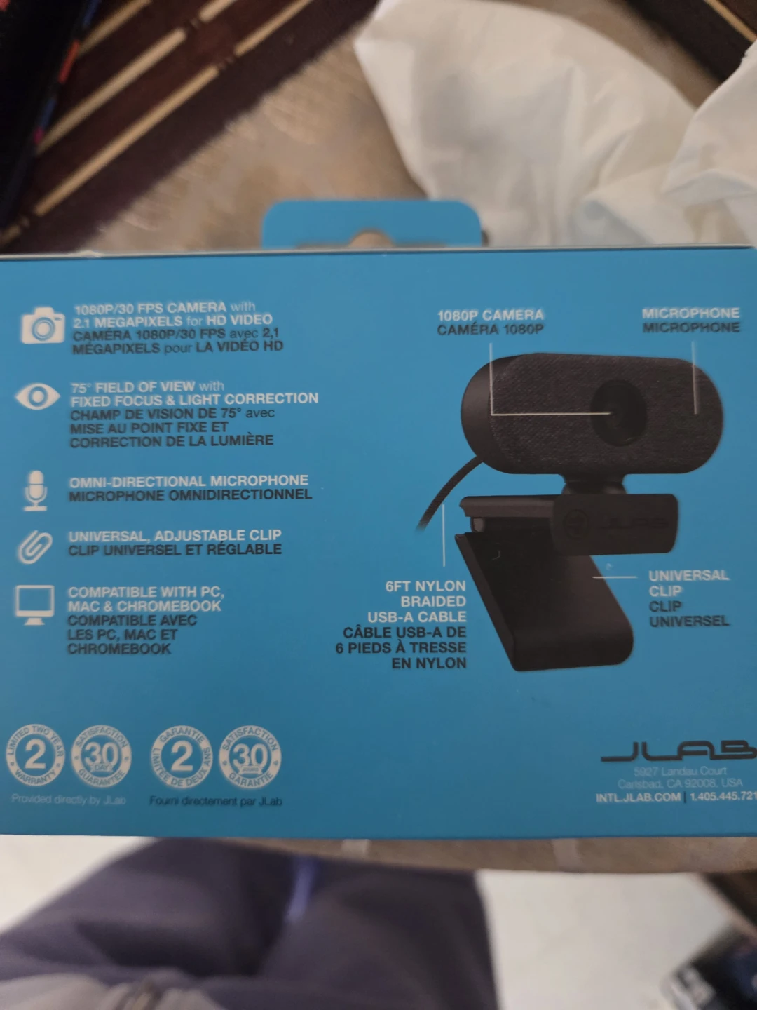 JLab GO CAM HD USB Webcam 1080p - photo 2