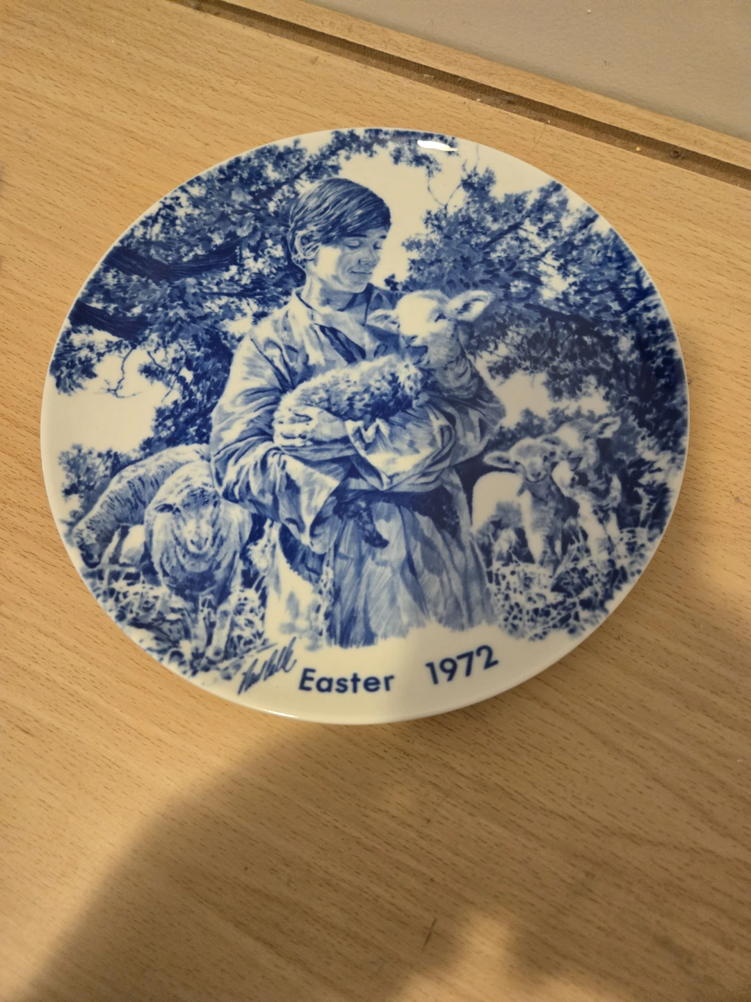 Limited Edition Collector Plate - Easter 1972