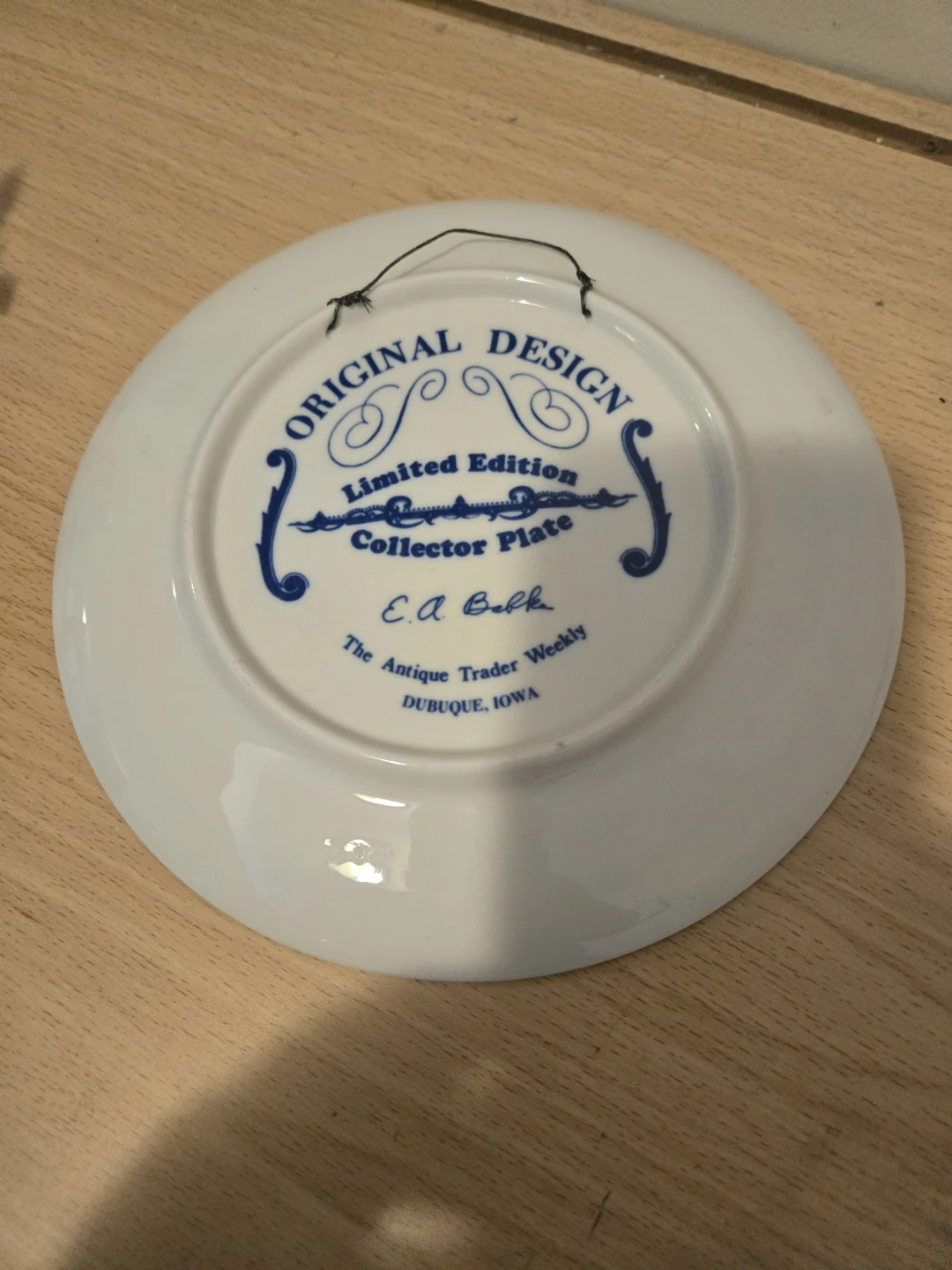 Limited Edition Collector Plate - Easter 1972 - photo 2