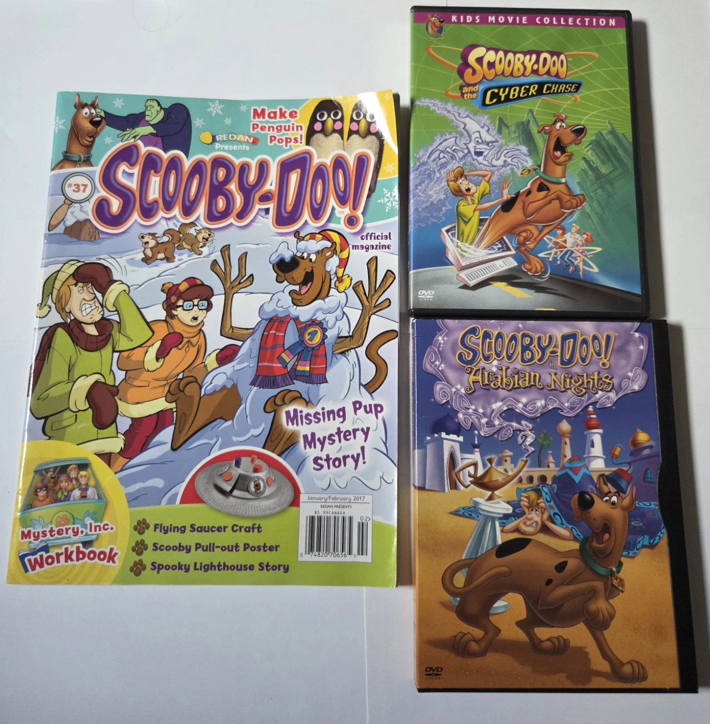 Scooby Doo Magazine and DVDs Set