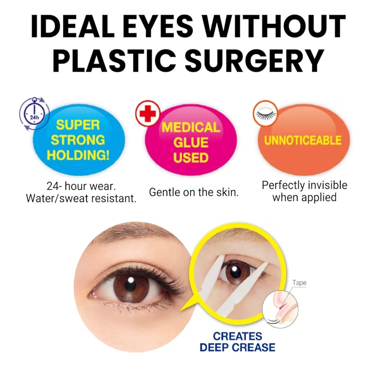 DUP Wonder Eyelid Tape Extra - 120 Pieces - photo 3