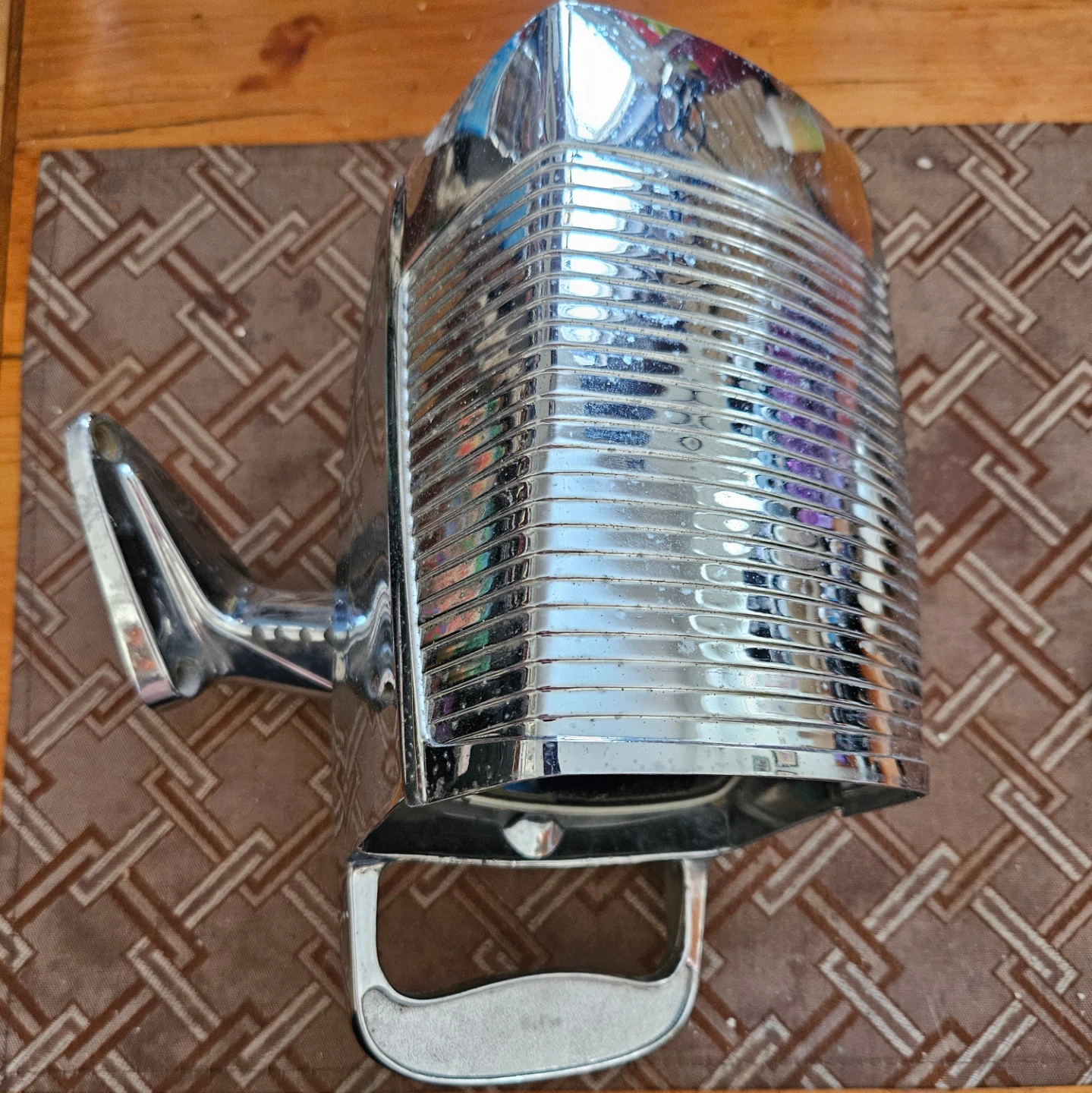 NuVue Chrome spotlight rear view side mirror