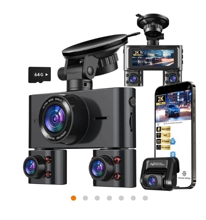 HUPEJOS V7 360 4CH Dash Cam - photo 3