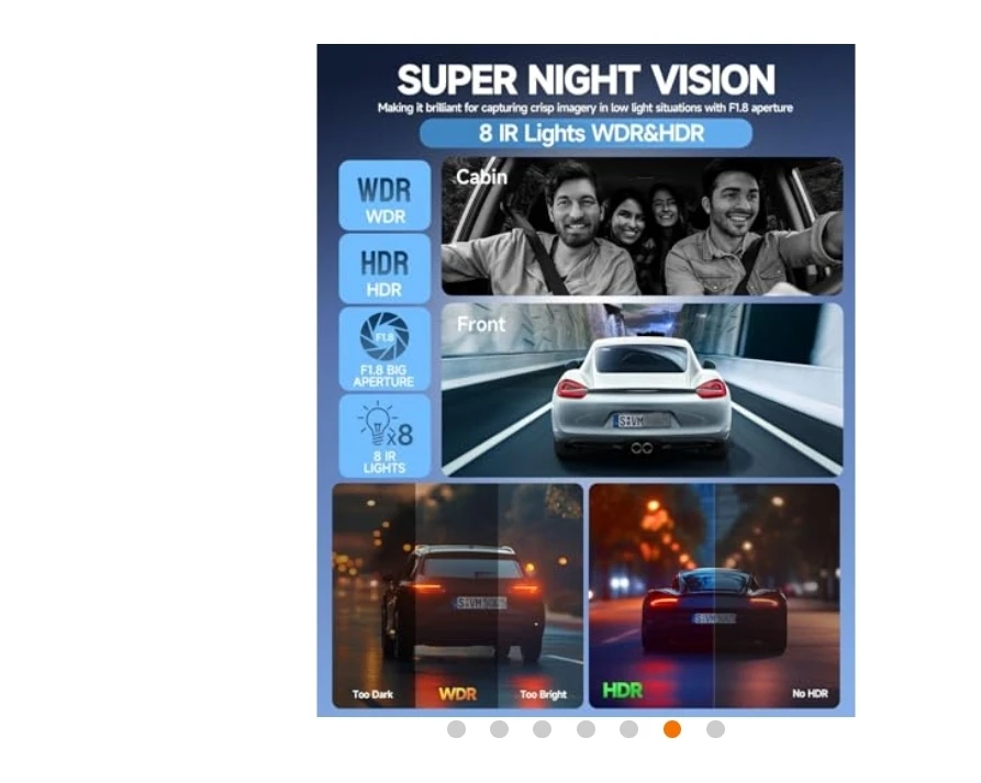HUPEJOS V7 360 4CH Dash Cam - photo 5