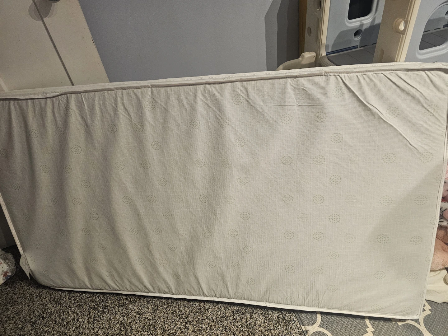 Delta Children Morning Dove Dual Sided Crib and Toddler Mattress