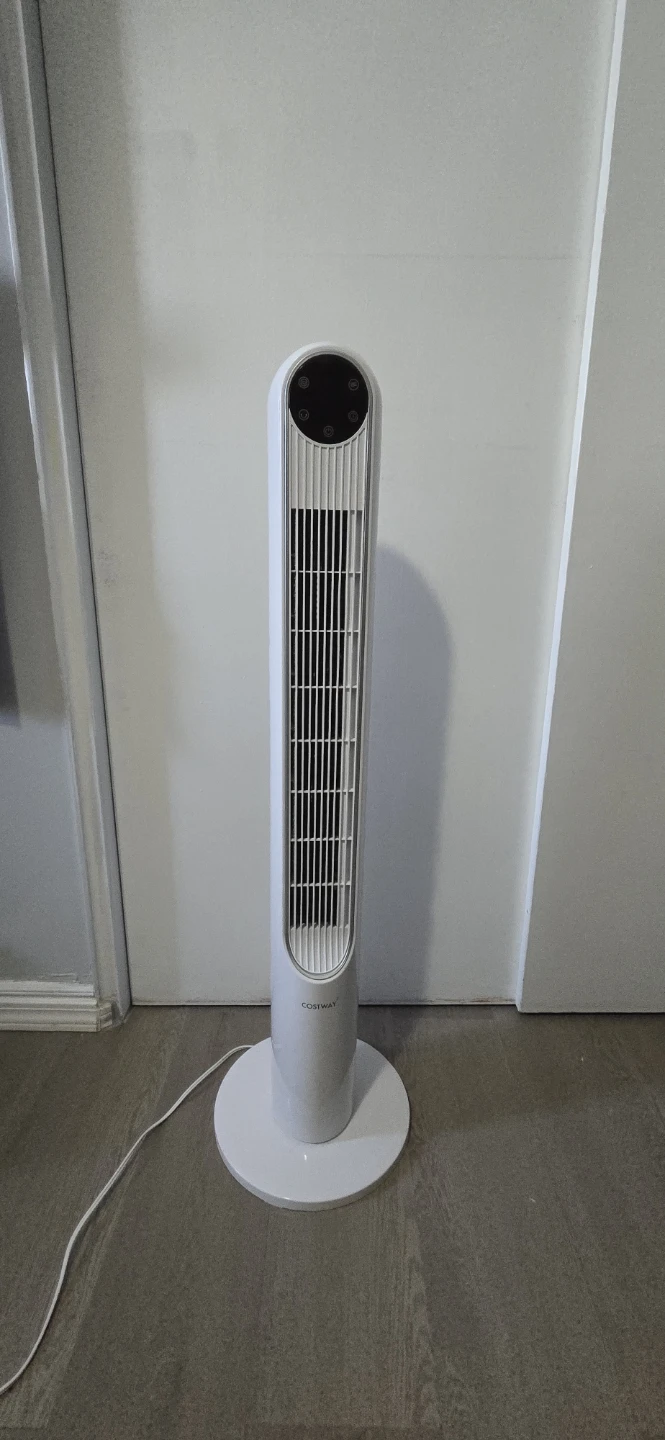 COSTWAY White Tower Fan