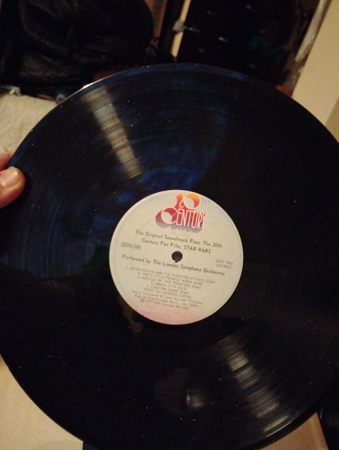 Star Wars Original Soundtrack Vinyl Record - photo 2