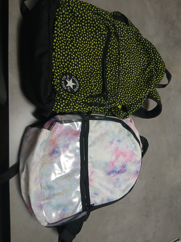 Converse Backpack & Tie-Dye Gym Bag Set