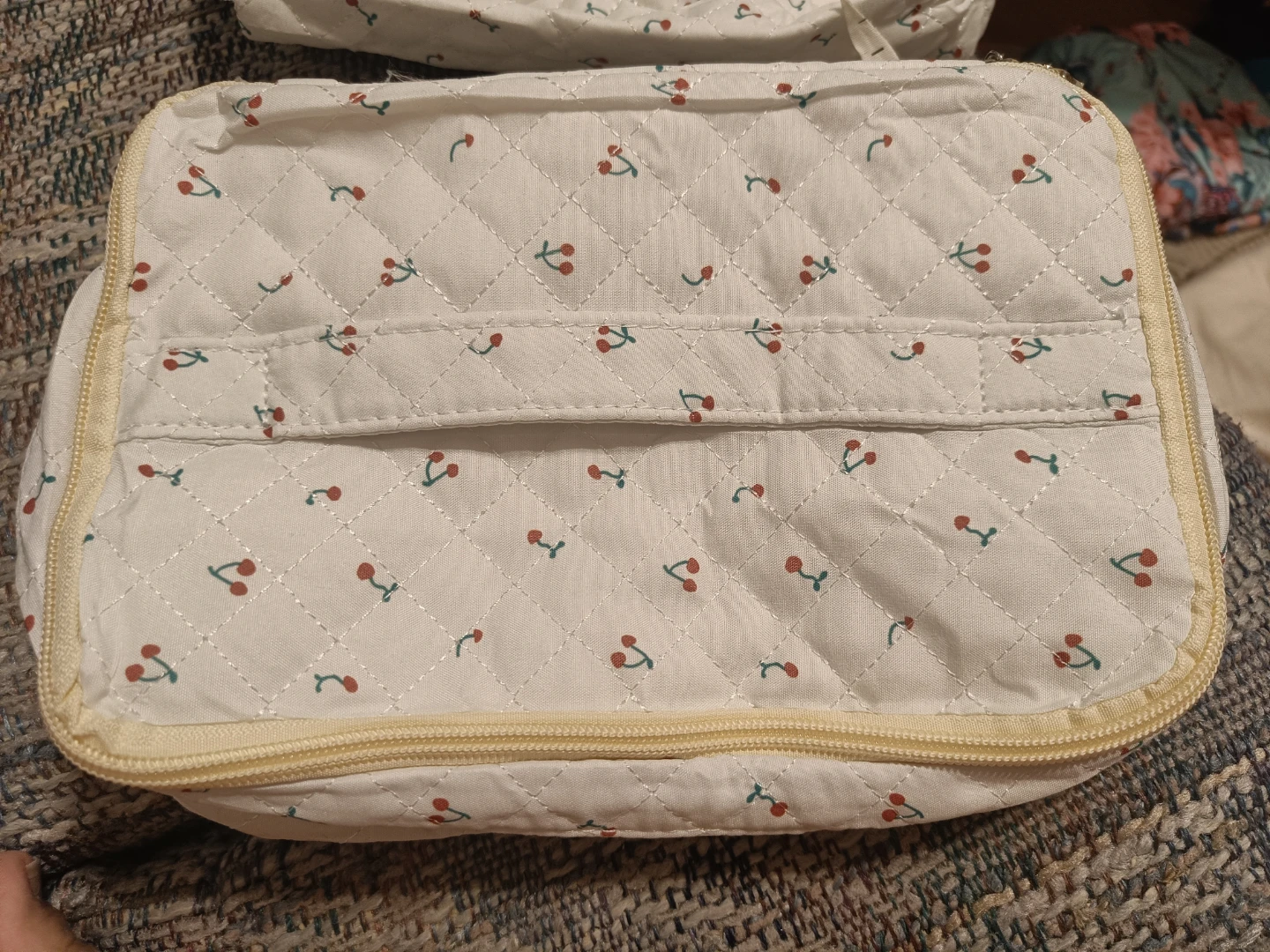 Jolly House Quilted Cherry Cosmetic Bag - photo 4