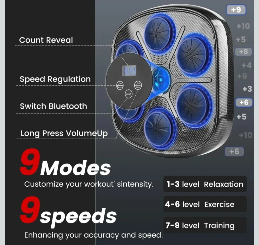 Smart Music Boxing Target with Gloves - photo 3