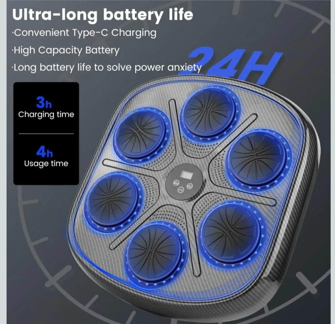Smart Music Boxing Target with Gloves - photo 5