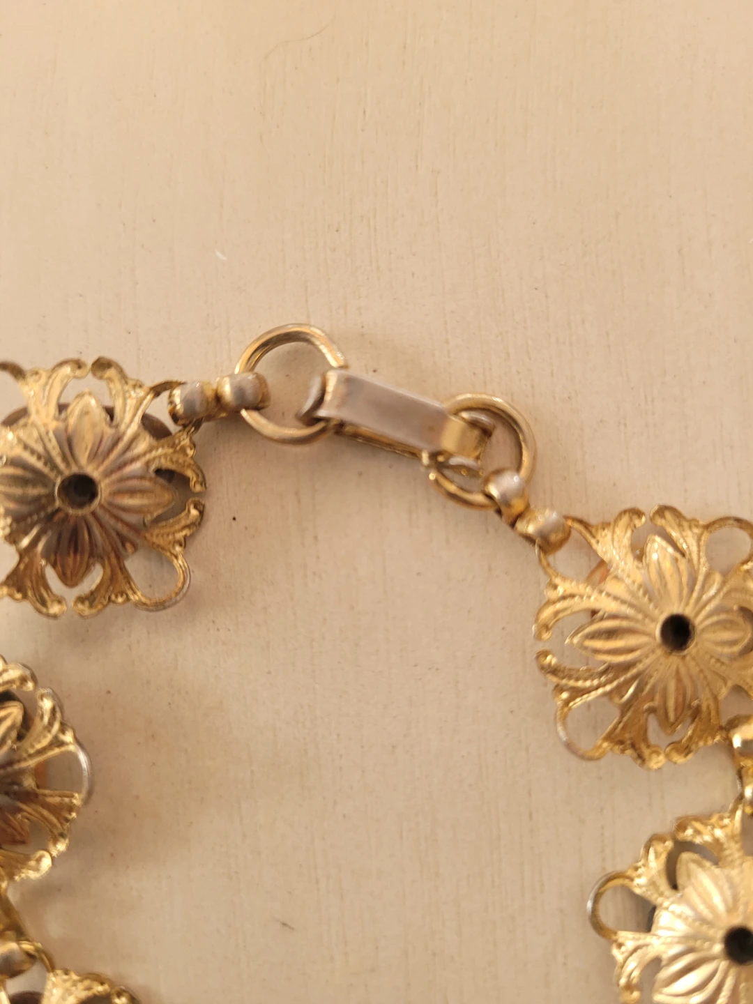 Gold-tone Charm Bracelet with Assorted Stones (Lowest Price) - photo 3
