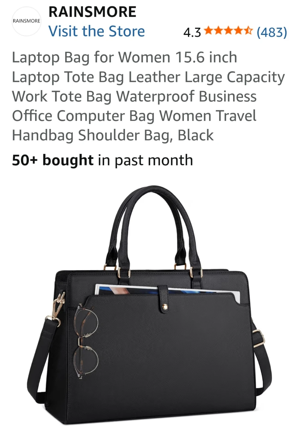 RAINSMORE Laptop Tote Bag - photo 4