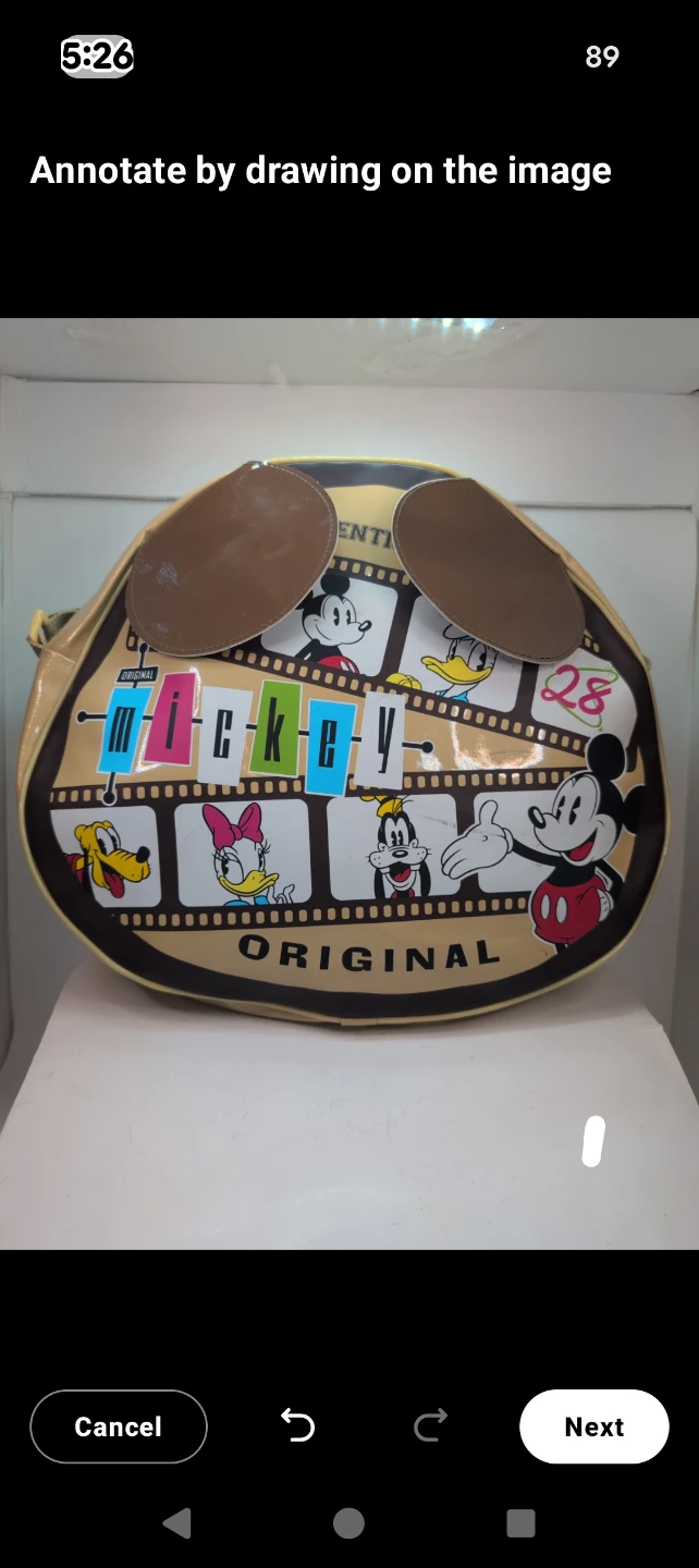 Mickey & Friends Original Tan Bag