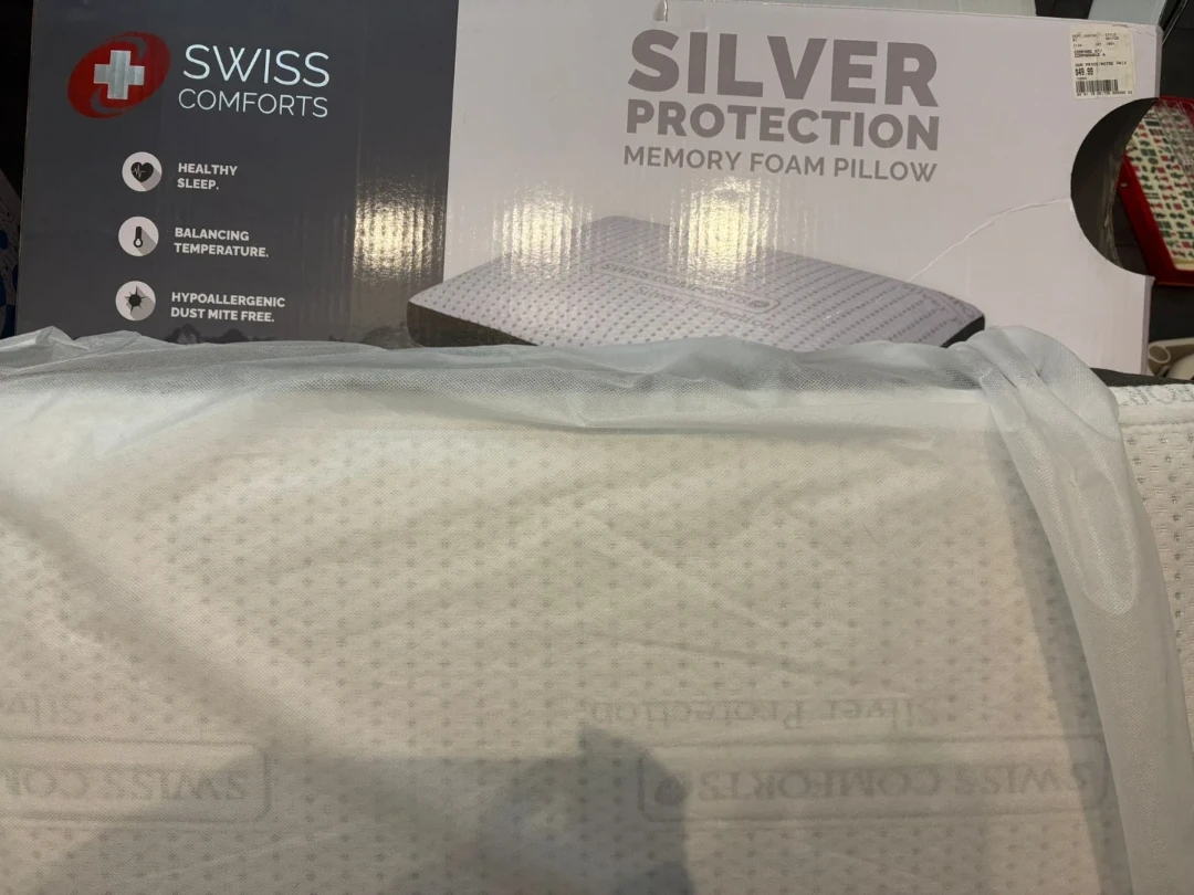 Swiss Comforts Silver Protection Memory Foam Pillow