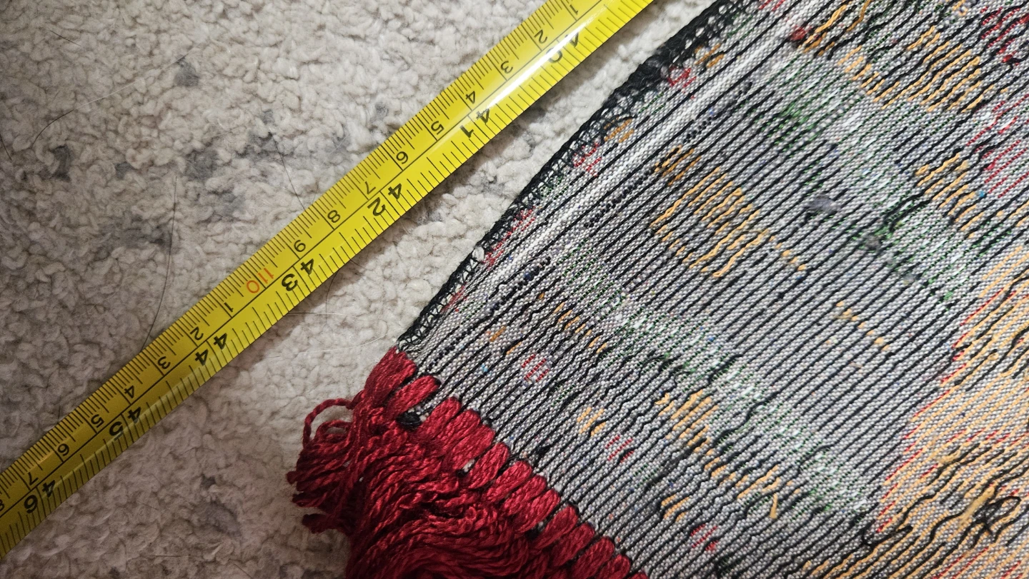 Decorative Tapestry Rug with Fringe - photo 5