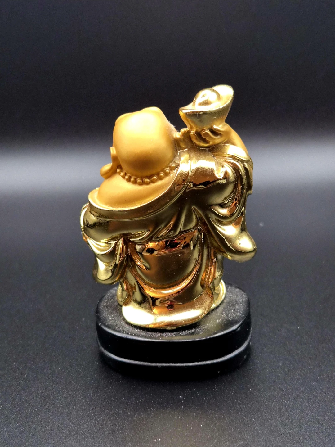 🏆 Miniature Gold Laughing Buddha Statues - photo 3