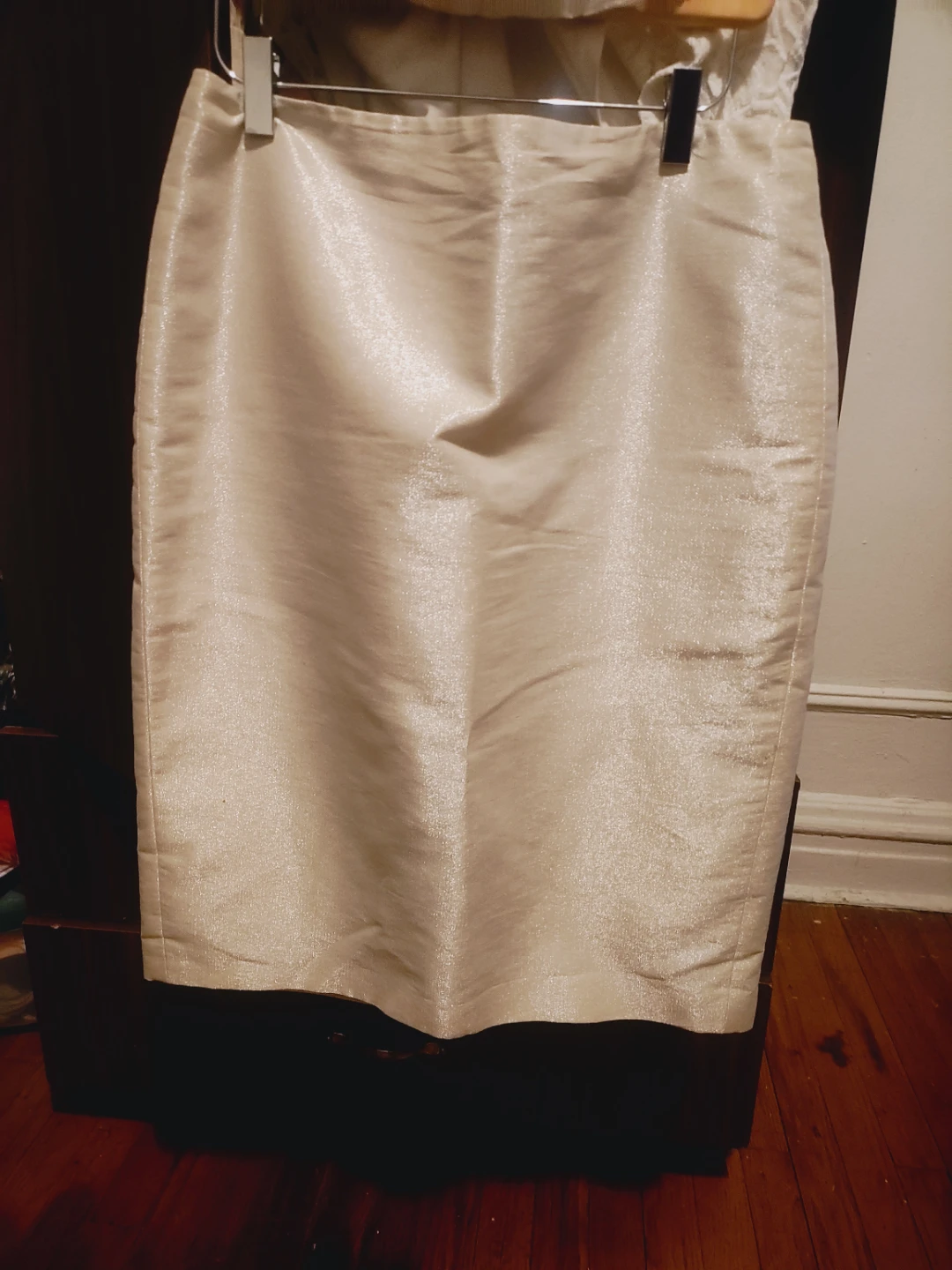 🥕 3 piece Pearl Beaded Blazer, Lace Top, and Skirt Set - photo 4