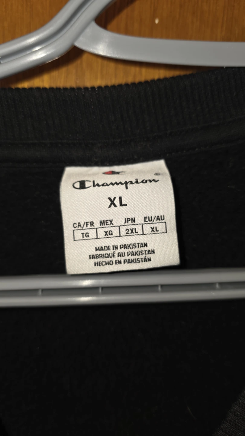 Champion Black Crewneck Sweatshirt XL - photo 2
