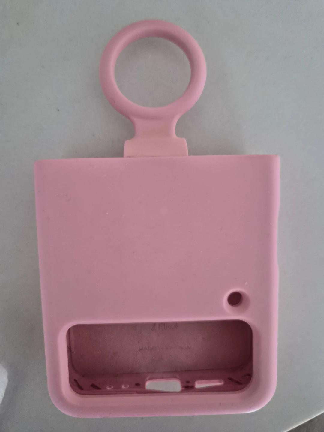 Samsung Galaxy Z Flip 4 Pink Case with Ring - photo 2