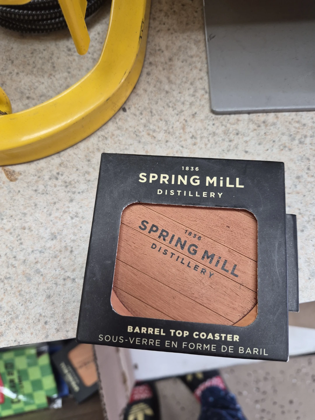 Spring Mill Distillery Barrel Top Coasters