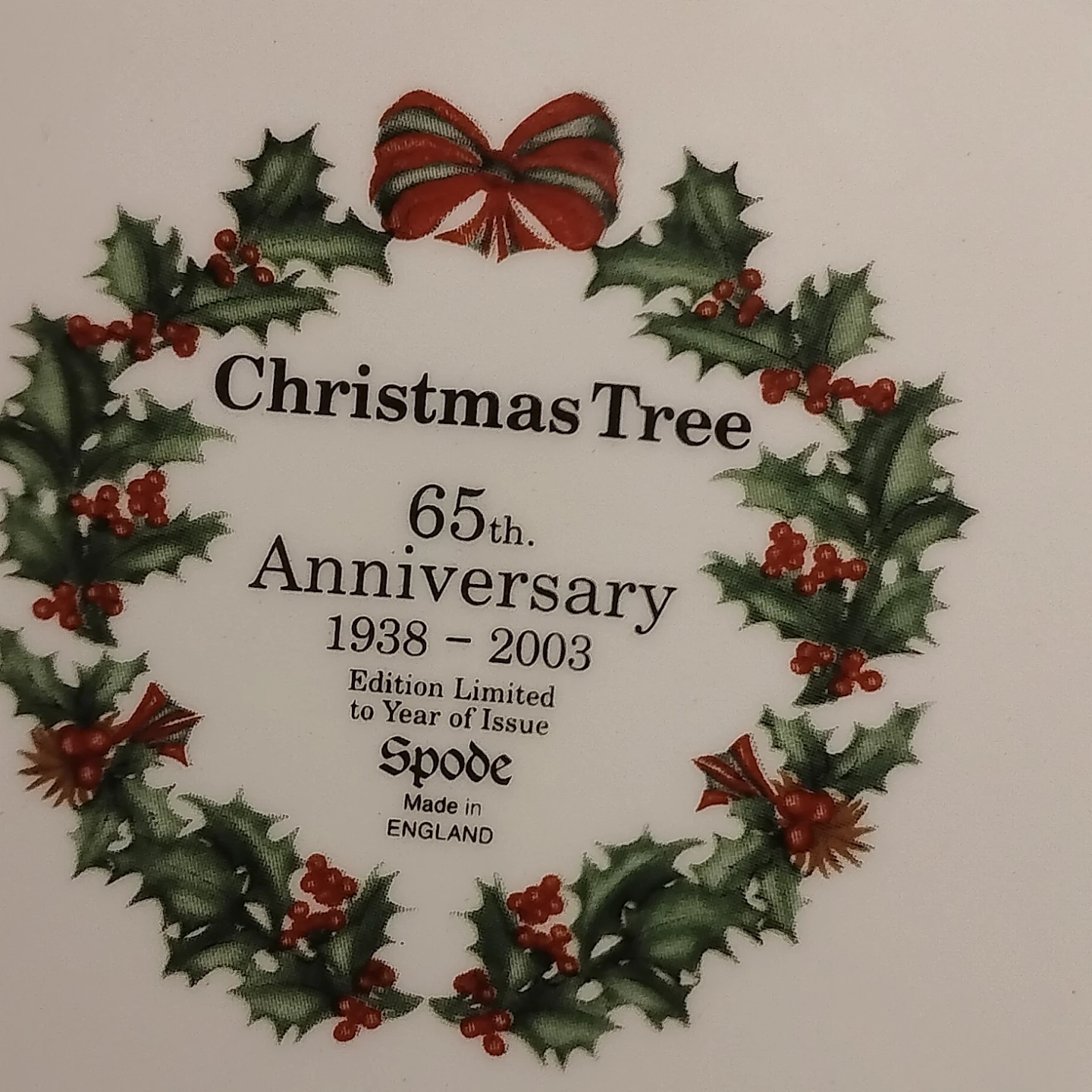 Spode Christmas Tree Plates (2003 & 2019) - photo 3