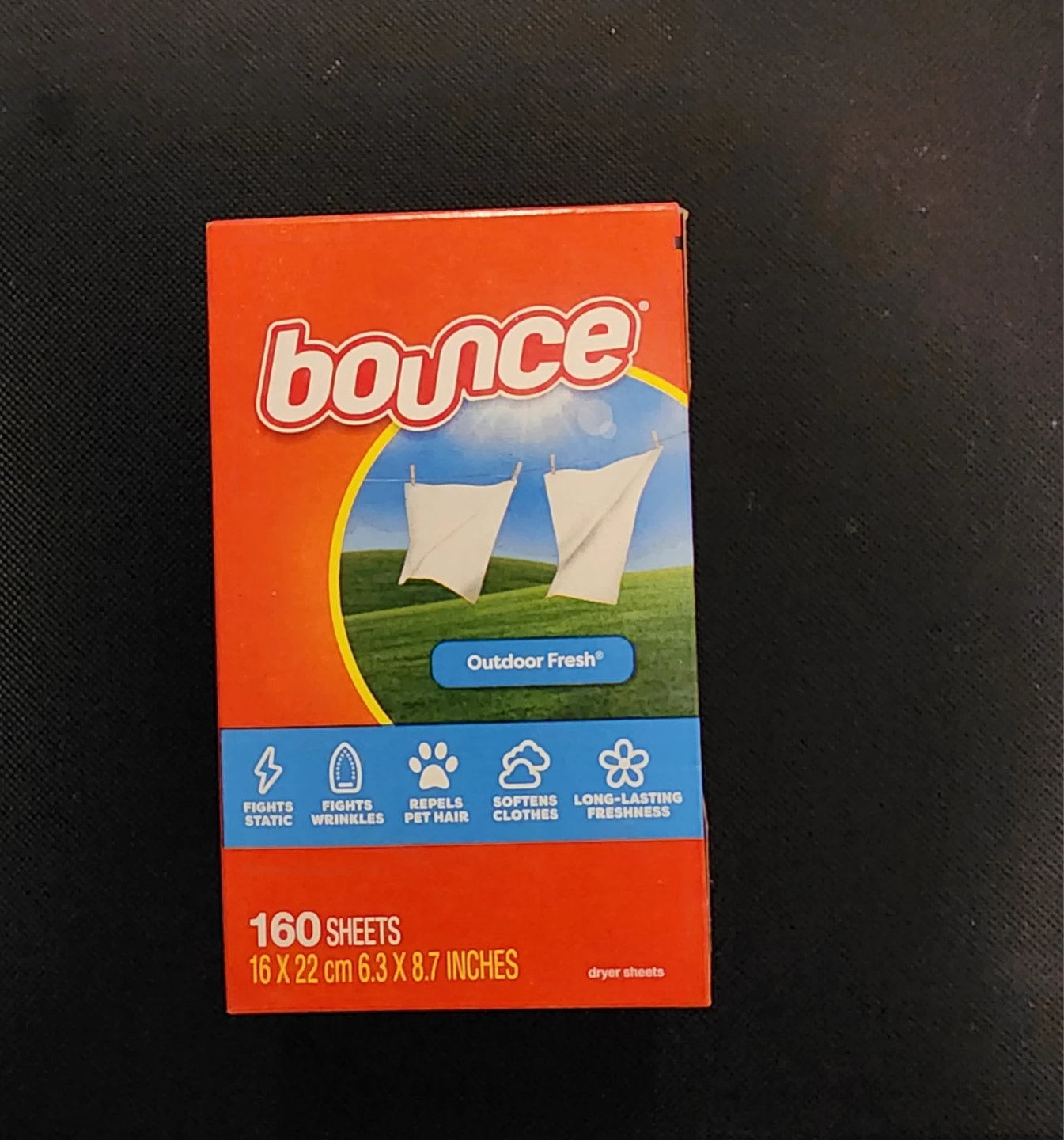 Bounce Outdoor Fresh Dryer Sheets - 160 Sheets