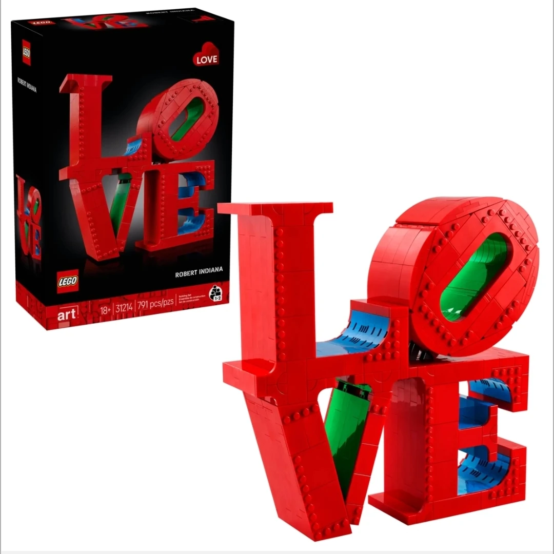 ❤️LEGO Art Robert Indiana LOVE Sculpture Building Set - photo 3