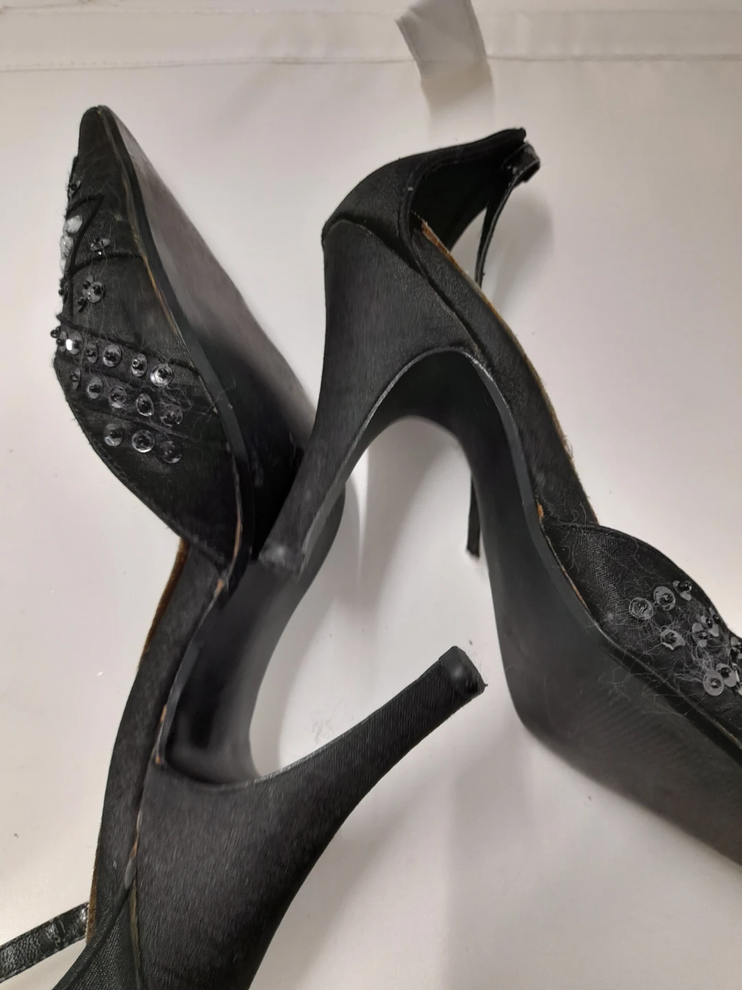 NYC Couture Black Embellished Heels - photo 5