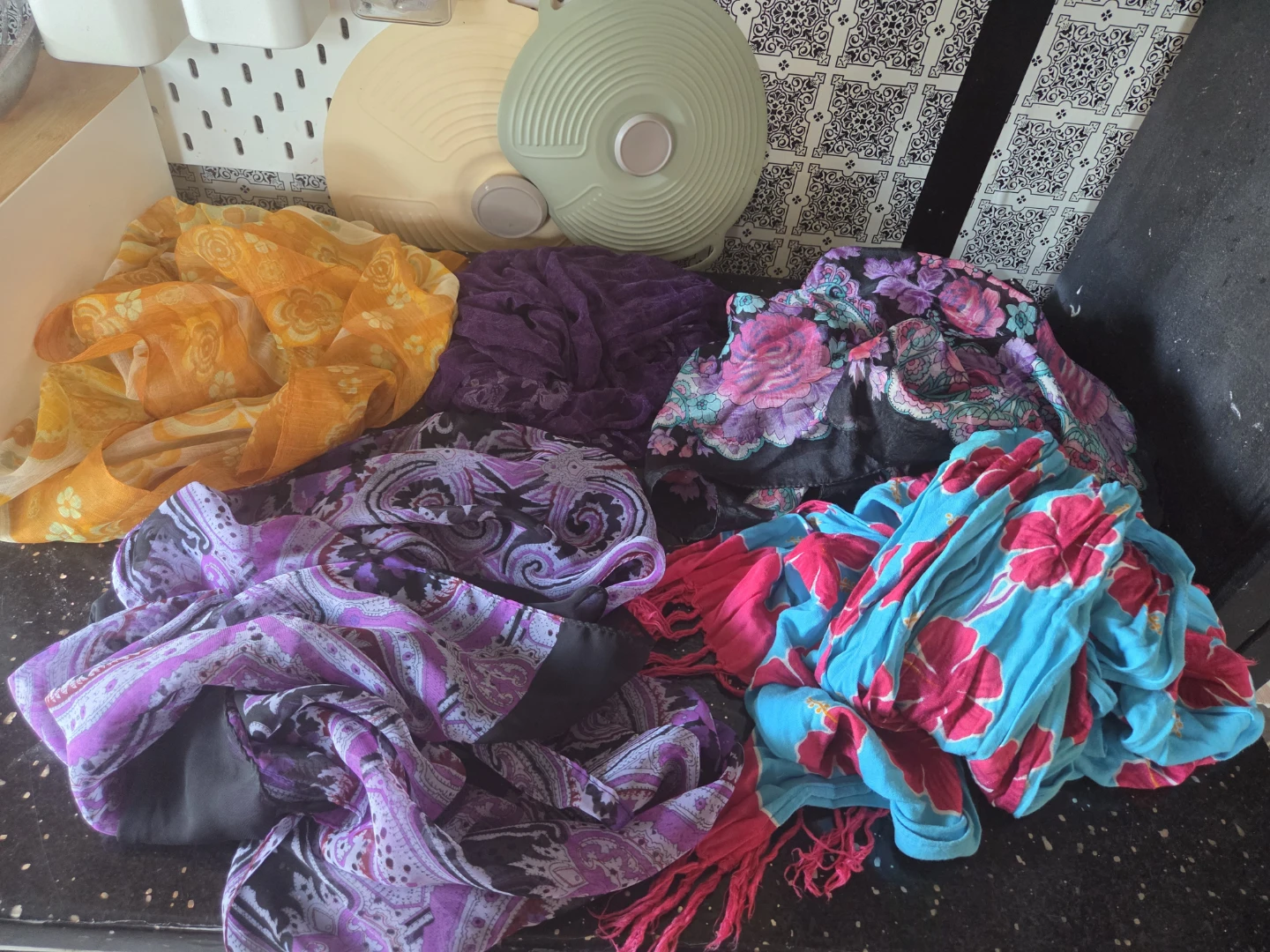 East Van Location: Large assortment of scarves 🏆