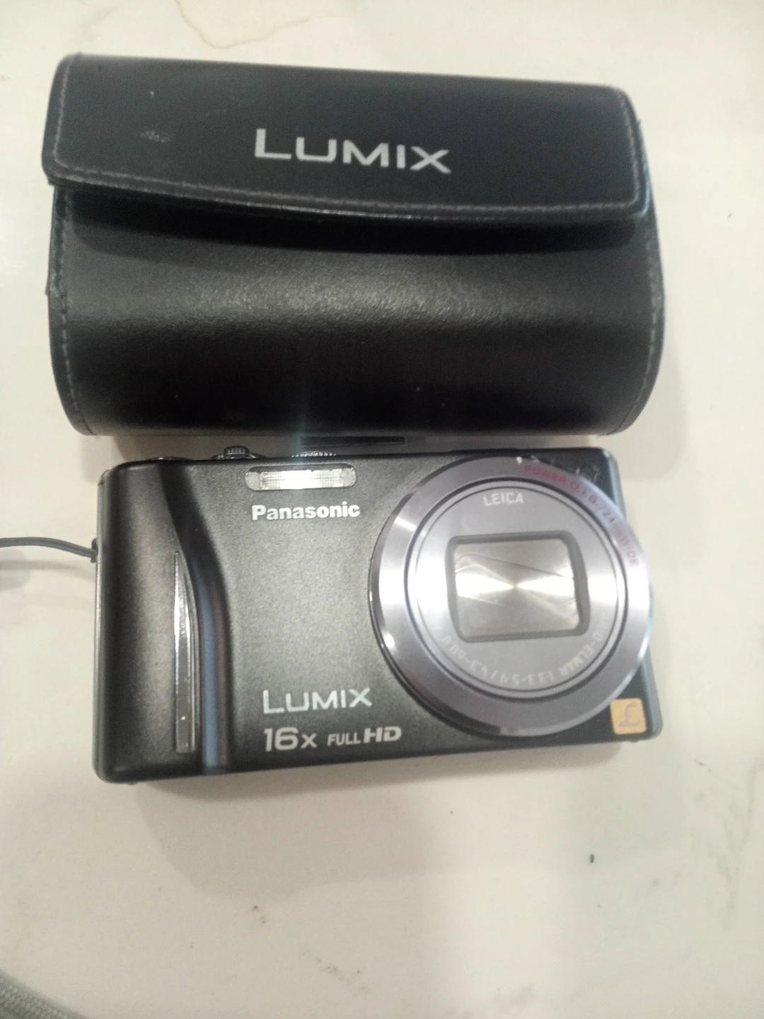 Panasonic Lumix DMC-ZS10 Digital Camera with Case and Charger