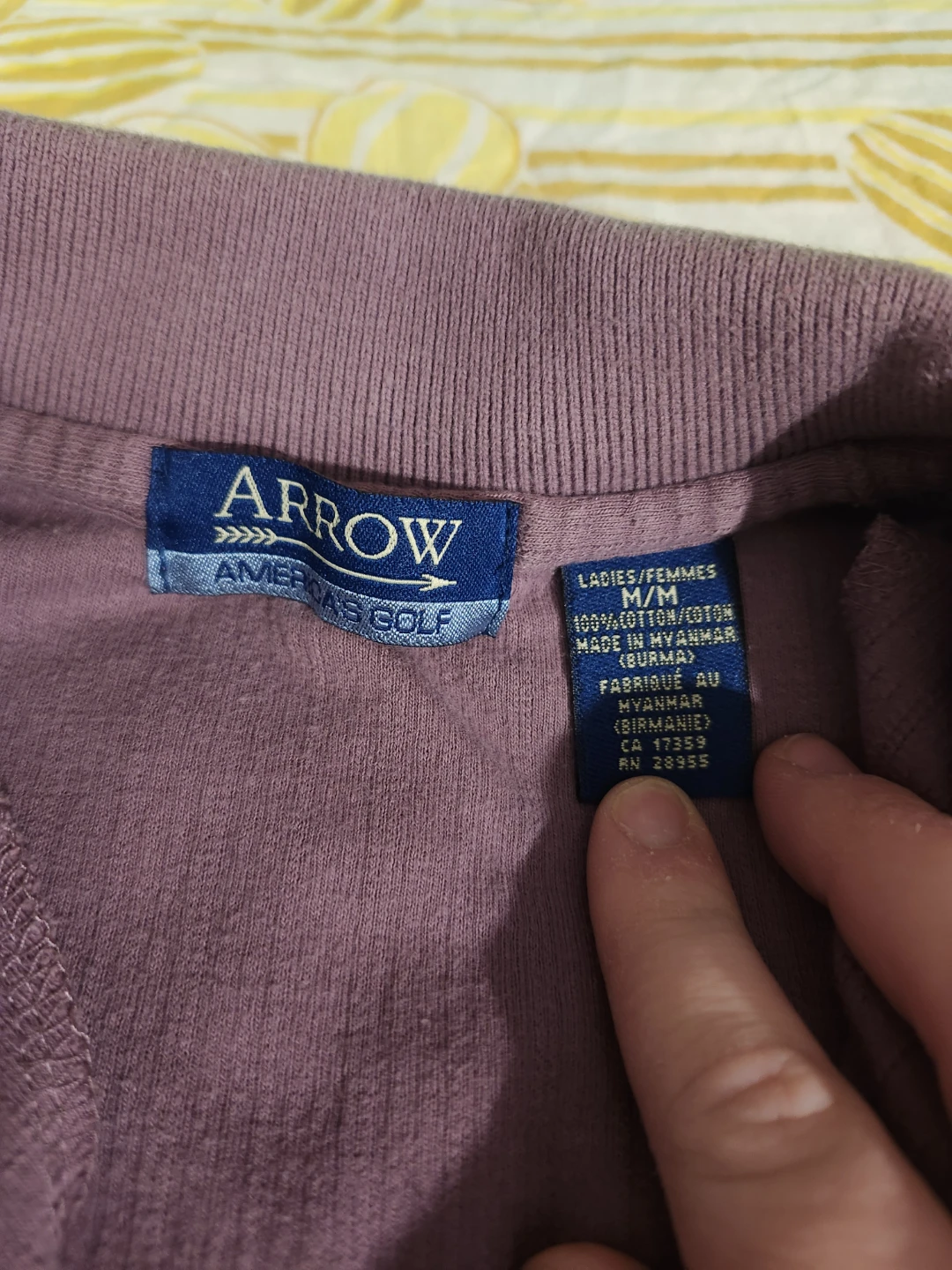 Purple Arrow zip polo shirt - photo 4