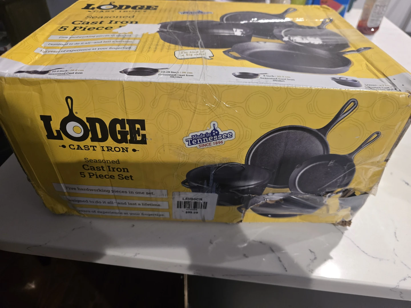 Lodge Seasoned Cast Iron 5 Piece Set - photo 2