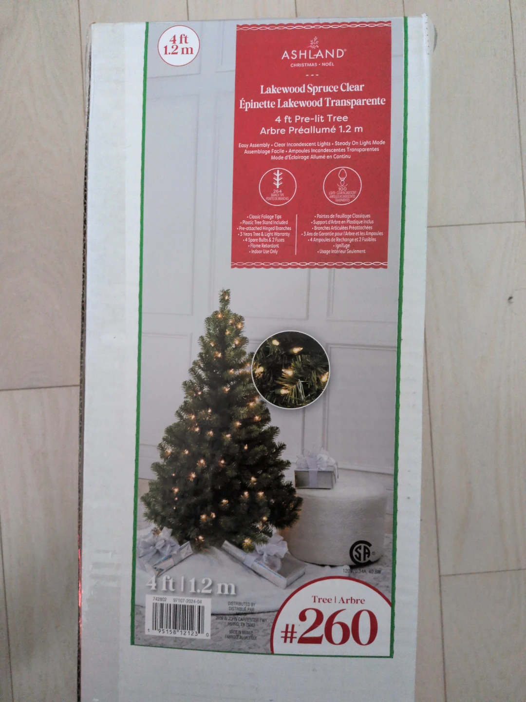 4ft XMAS tree