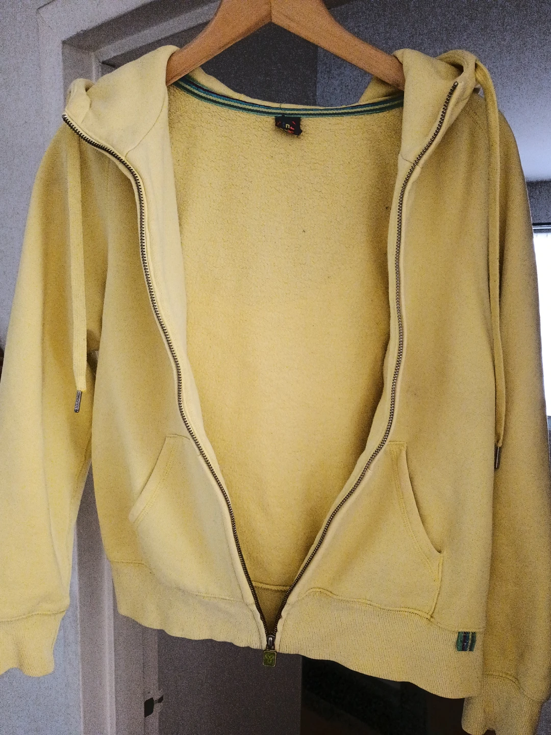 TNA Yellow Full-Zip Hoodie