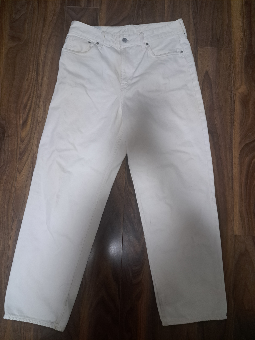 White Wide Leg Jeans
