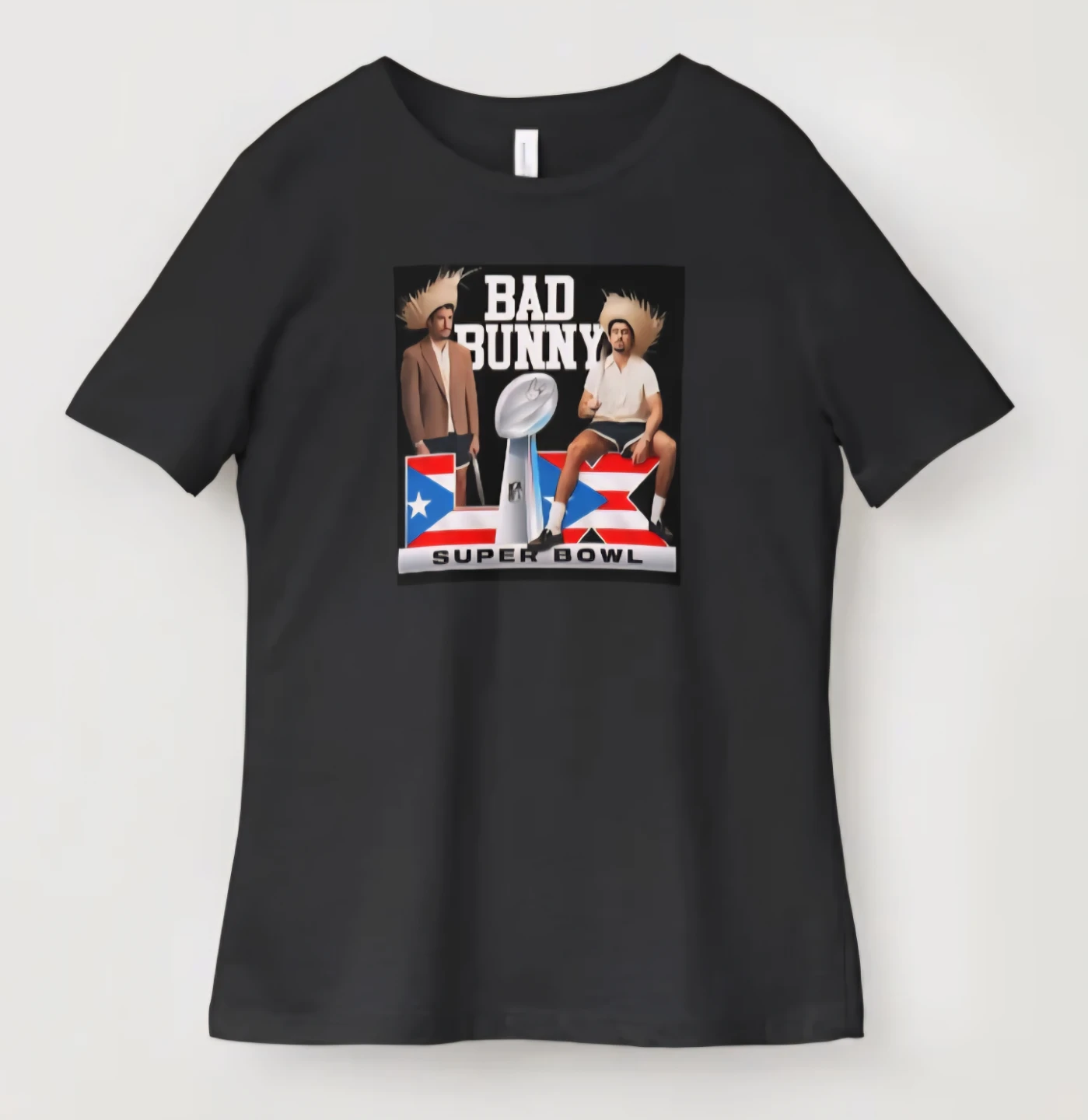 Bad Bunny Super Bowl "Benito Bowl" Graphic T-Shirt - photo 4