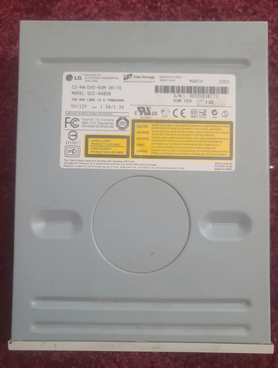LG DVD CD RW Drive 48x24x48x - photo 3