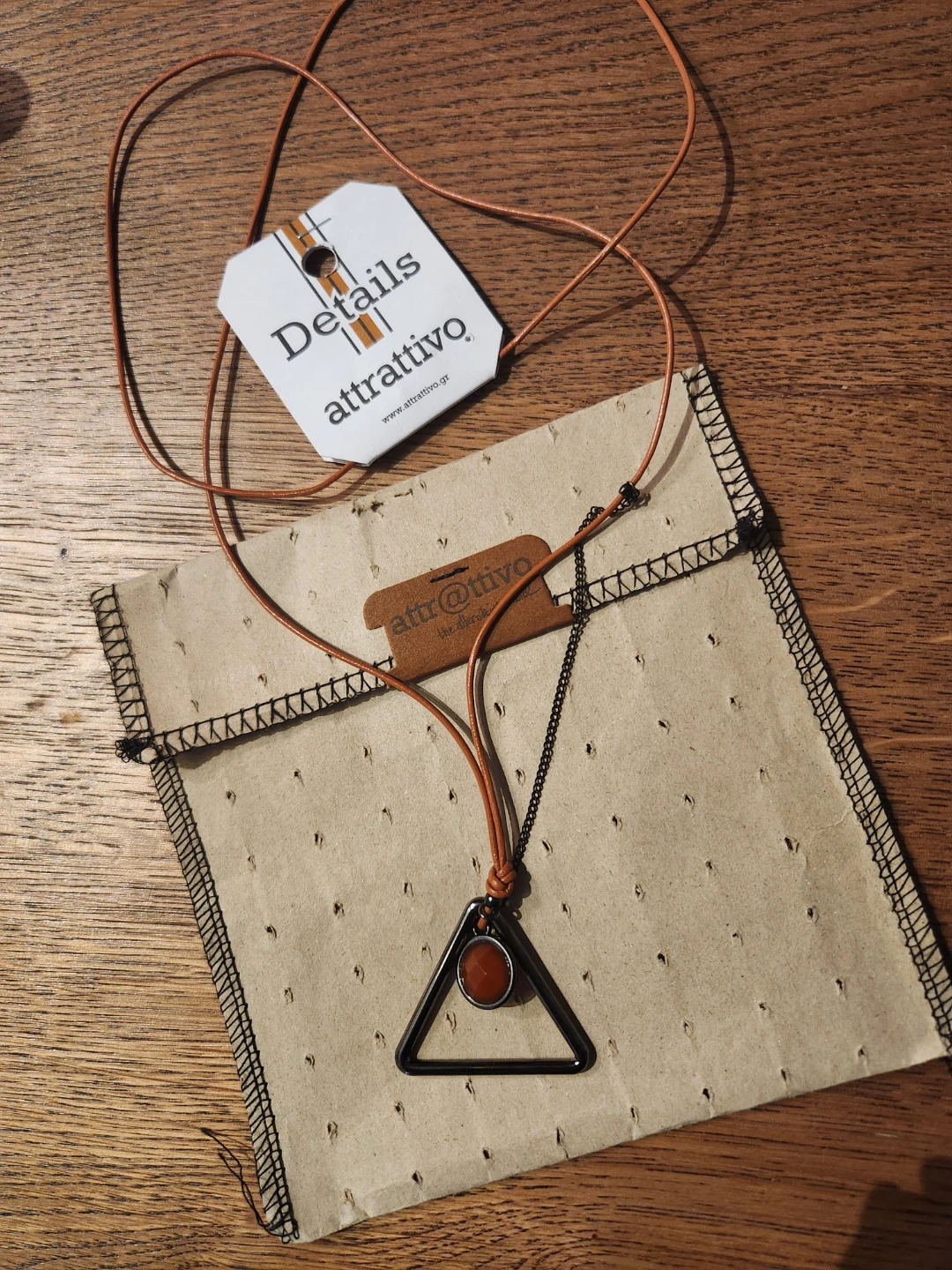 🏆Attrativo Triangle Pendant Necklace