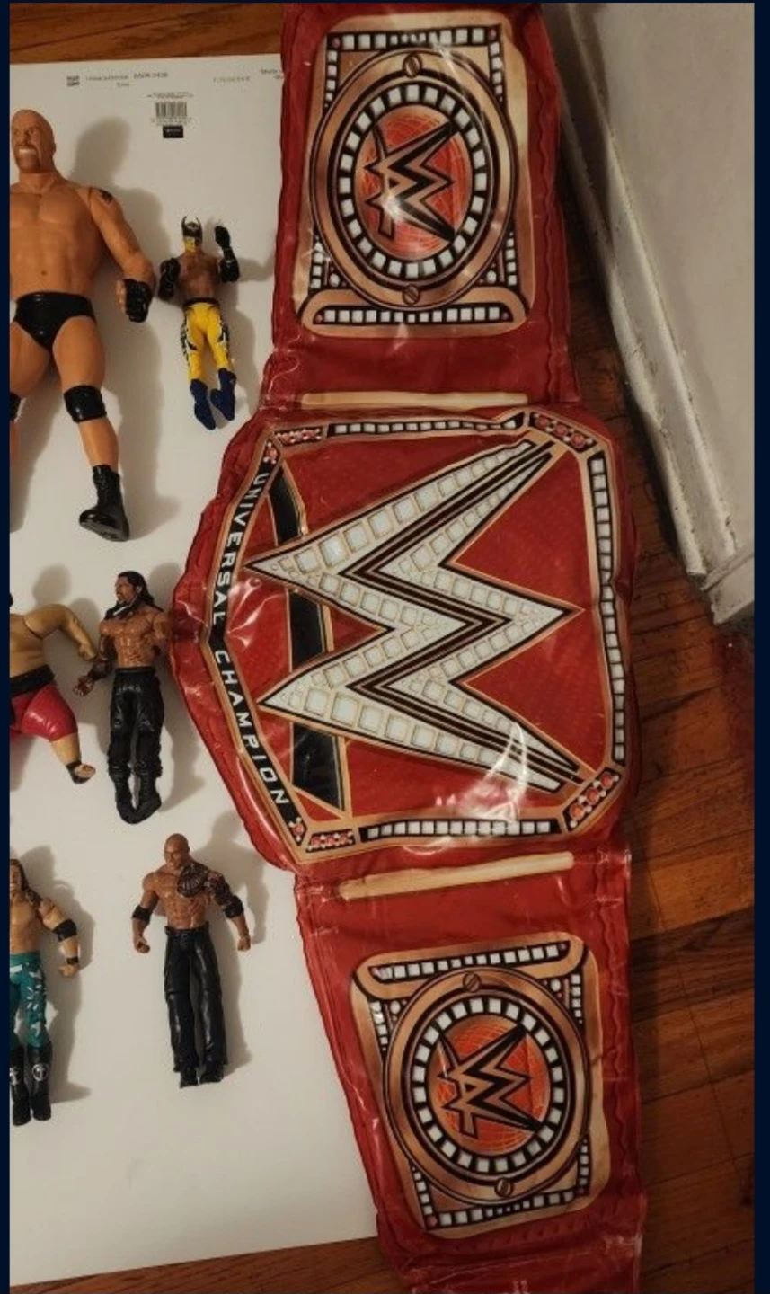 WWE Wrestling Action Figures & Championship Belts - photo 2